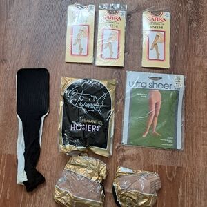 Vintage Pantyhose Lot Sabra Misc